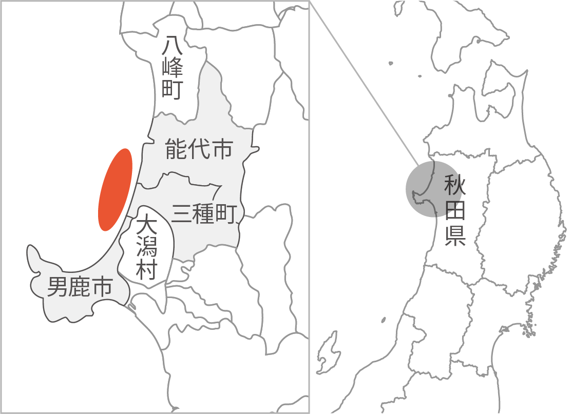 Akita Noshiro Mitane Oga Offshore Wind location