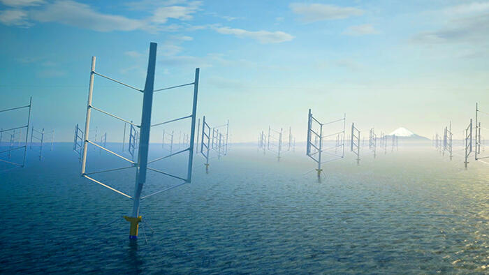 Revolutionizing Offshore Wind: Japan’s Innovative Floating Vertical-Axis Turbine Project